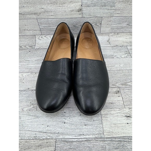 Dansko Fawna Black Leather Loafers Slip On Shoes Womens Size 37 EU 6.5-7 US - Picture 3 of 14